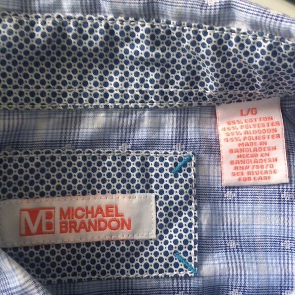 Michael Brandon Button Up Sz. L - Picture 2 of 4